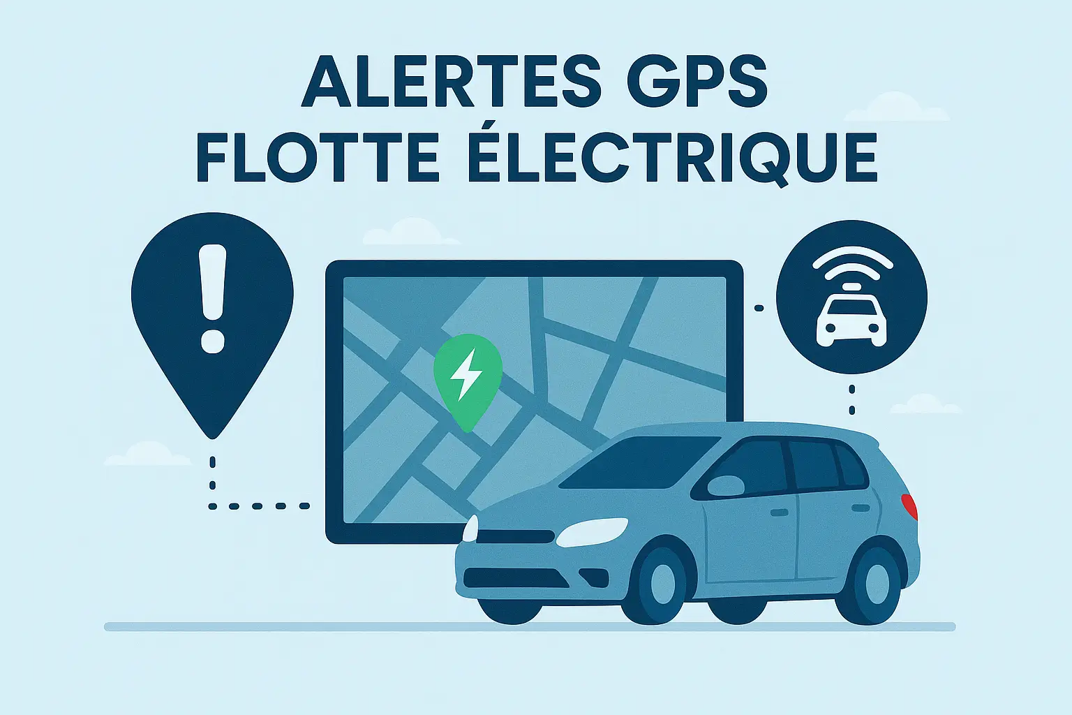 Alertes GPS et sécurité pour flotte électrique